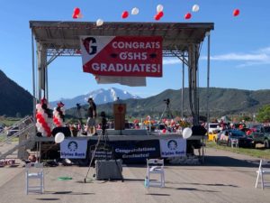 GSHS Graduation stage